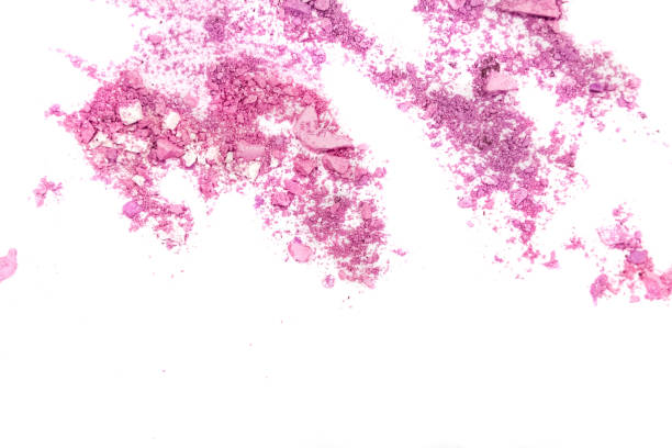 istock Eyeshadow Cosmetic Powder Scattered Copy Space. various set isolated on white background. The concept fashion and beauty industry. Abstract, place for text, the texture mineral makeup 831986382