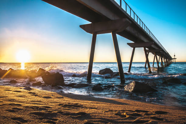 istock Sunrise in Badalona 831987916