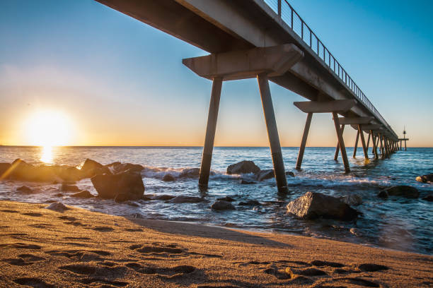 istock Sunrise in Badalona 831992392