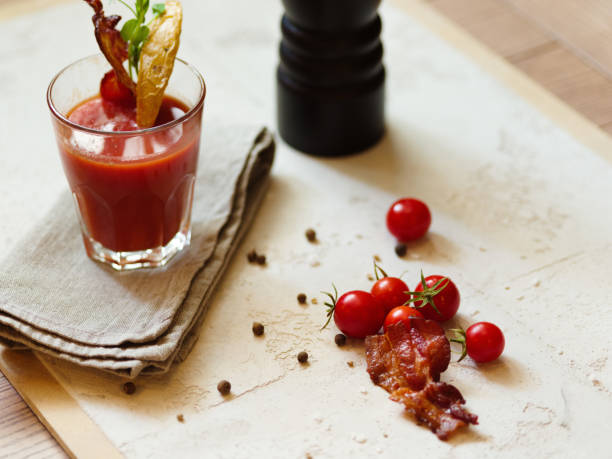 istock A view from above of a classic alcohol cocktail, peppercorns, ba 832000148