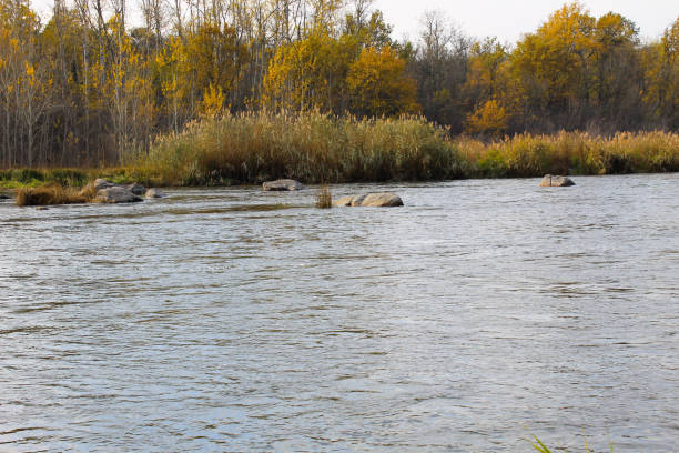 istock River Southern Bug in Ukraine on autumn 832033470