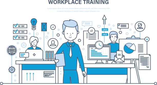 Workplace Learning Graphics 140+ Workplace Learning Stock Illustrations, Royalty-Free Vector ...
