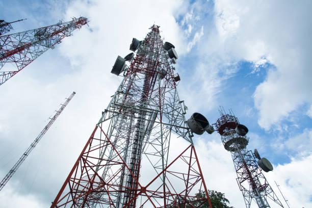 istock Telecommunication mast TV antennas wireless technology 832042016