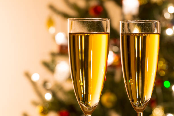 Two Champagne glass