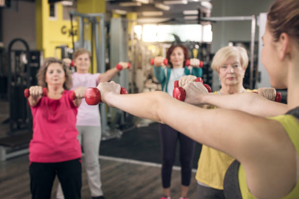 istock Senior women exercising 832088778