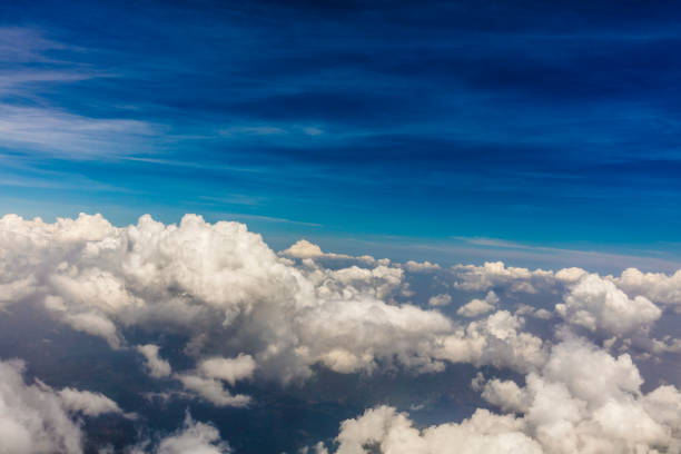 istock Beautiful clouds from Panamanian sky. 832089412