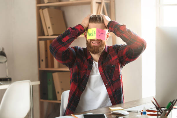istock Young man architect working in the office ocuupation 832089694