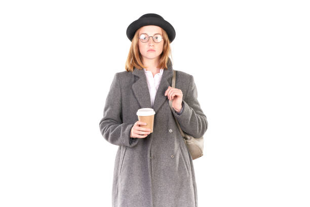 istock Hipster girl in cold weather 832092688