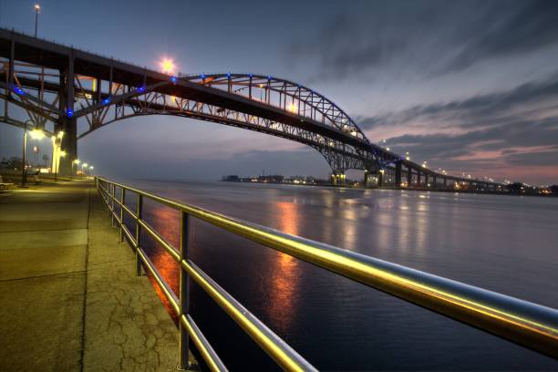 istock International Blue Water Bridge Border Crossing 832092854