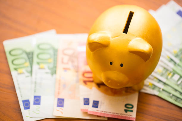 istock Euro money bank 832096242
