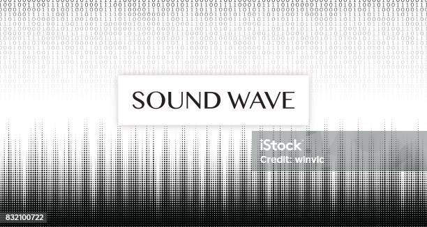 Sound Wave Abstract Digital Background Vector Illustration Stock Illustration - Download Image Now