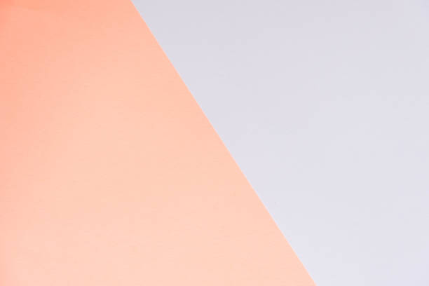 パステル カラー紙テクスチャ背景。抽象的な幾何学的な用紙の背景。トレンド色。柔らかい紙背景のカラフルです。抽象的な魅力のデザイン。理想的な背景の概念。 - two colors ストックフォトと画像