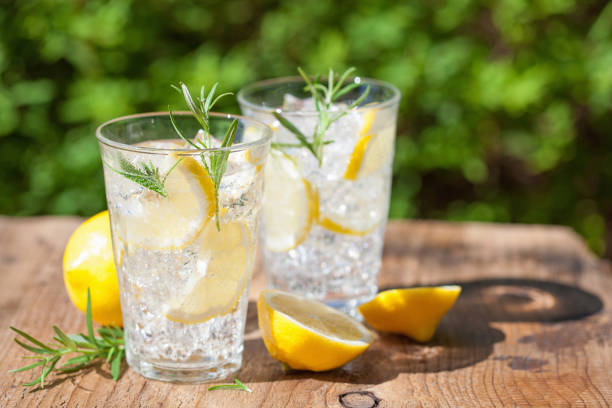 istock refreshing lemonade drink with rosemary in glasses 832109268