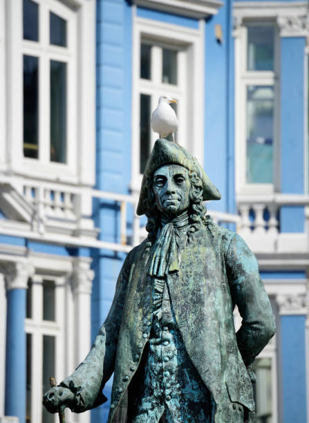 istock Statue at the fish market, fisketorg 832111800