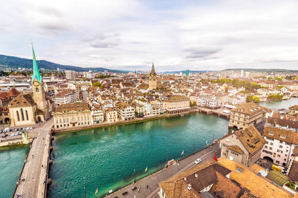 istock Zurich Skyline with River Limmat 832116618