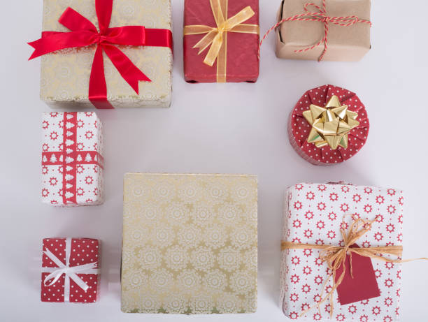 istock Christmas and New year gift box 832117324