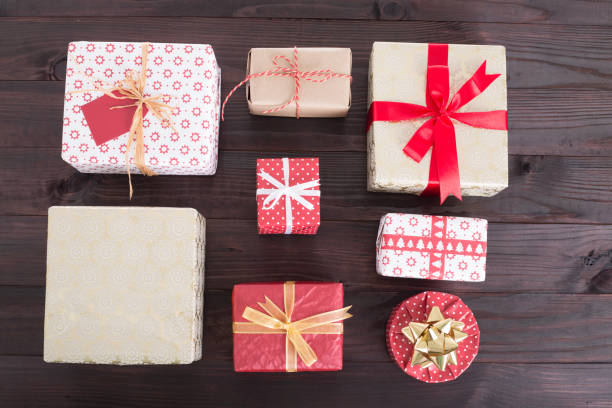 istock Christmas and New year gift box 832117330