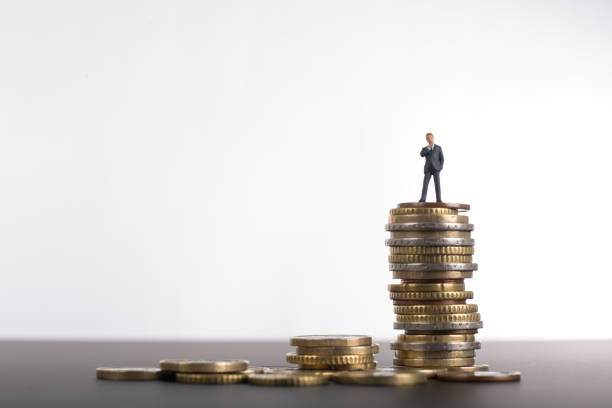 istock Money chess game business 832123658