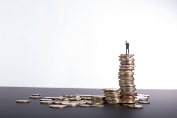 istock Money chess game business 832123718