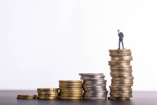 istock Money chess game business 832123806