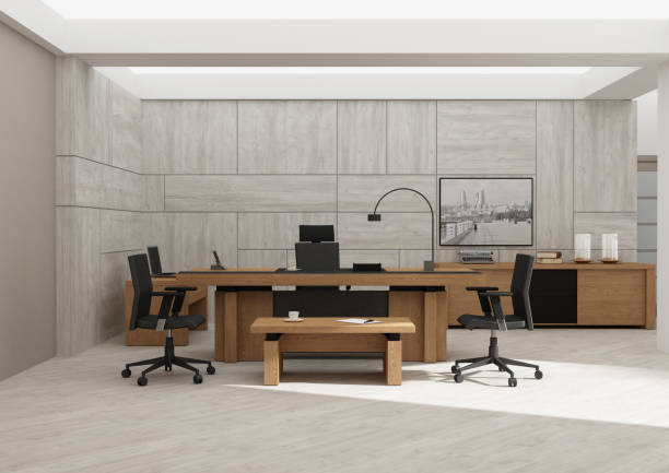 istock VIP office furniture 3D rendering 832124134