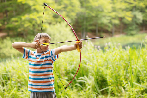 istock Archer boy in nature 832128948