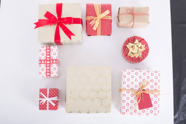 istock Christmas and New year gift box 832129610
