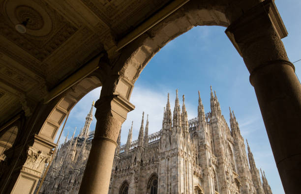 istock Duomo Milan City landmark building center . 832130106