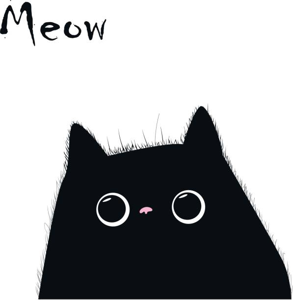 Cats vector, T-shirt Print, cartoon characters, cute cats hand drawn