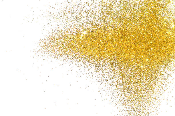 istock Textured background with golden glitter 832150278