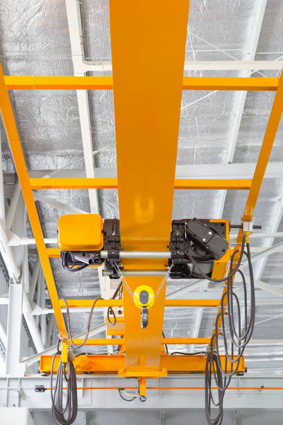istock Overhead Crane Factory 832155766
