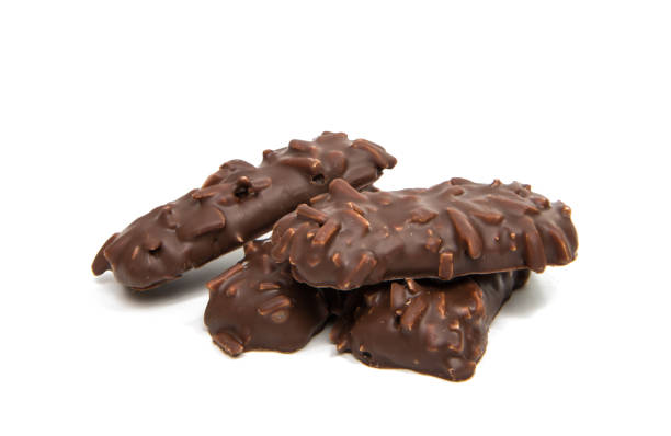 istock German gingerbread Cookies with chocolate glaze 832177556