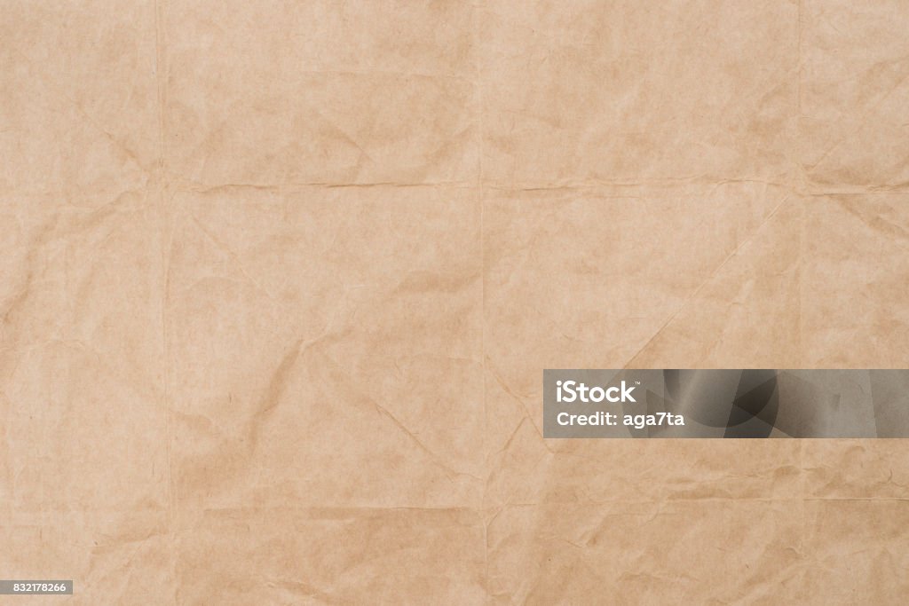 creased brown paper texture background creased trcycled brown paper texture backgroundcreased trcycled brown paper texture background Crumpled Paper Stock Photo