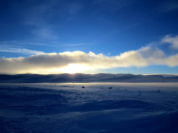 istock Wind surfing and snowkiting in winter 832244300