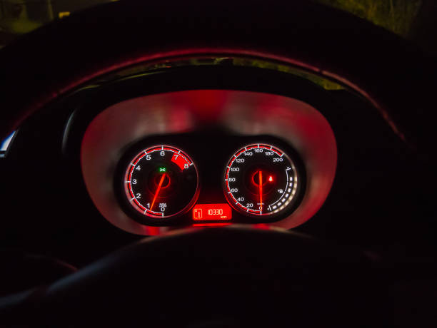istock A close up of the front instrument panel or dashboard of a modern automobile. 832251616