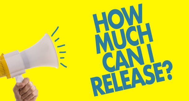 How Much Can I Release? How Much Can I Release? sign classified ad audio stock pictures, royalty-free photos & images