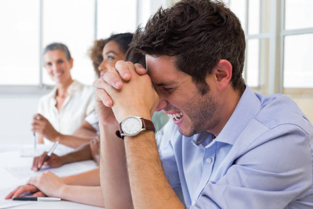 istock Business people laughing during a meeting 832258718
