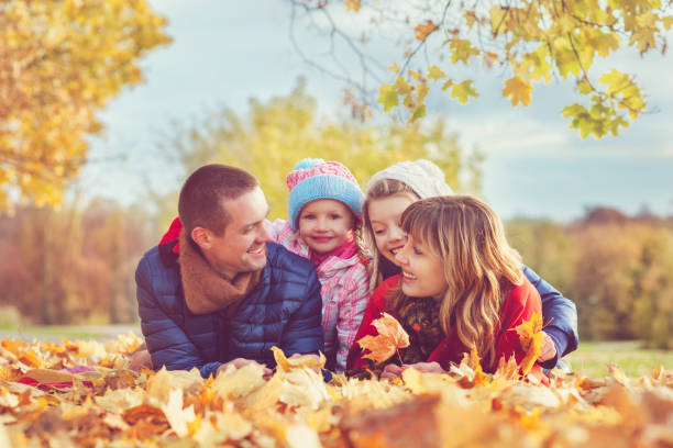 istock Family outdoors in autumn 832270790
