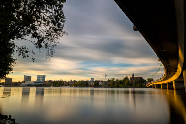 istock Sunset over Downtown Umea, Sweden 832275424