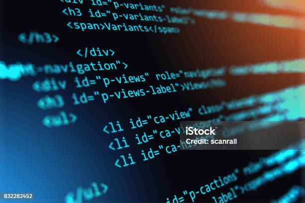 Programmierungsource Code Abstrakten Hintergrund Stockfoto und mehr Bilder von Code - Code, Software, Entwicklung