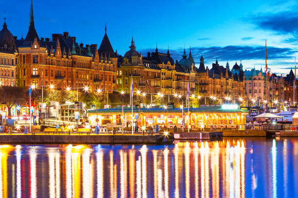 istock Evening scenery of Stockholm, Sweden 832283848