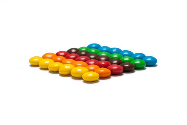 istock strips of the colorful chocolate coated candy 832283978