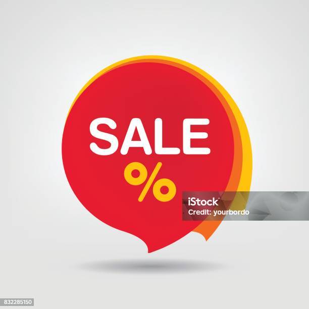 Discount Sticker Isolated Vector Illustration Seasons Sale Tag Special Offer Discount Banner The Modern Colorful Design Of Sale Label Stock Illustration - Download Image Now