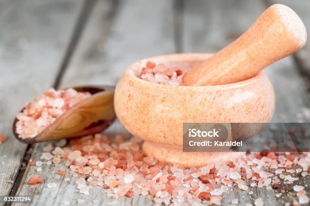Pink Himalayan Salt Stock Photo - Download Image Now - Salt - Mineral, Large, Rose Colored