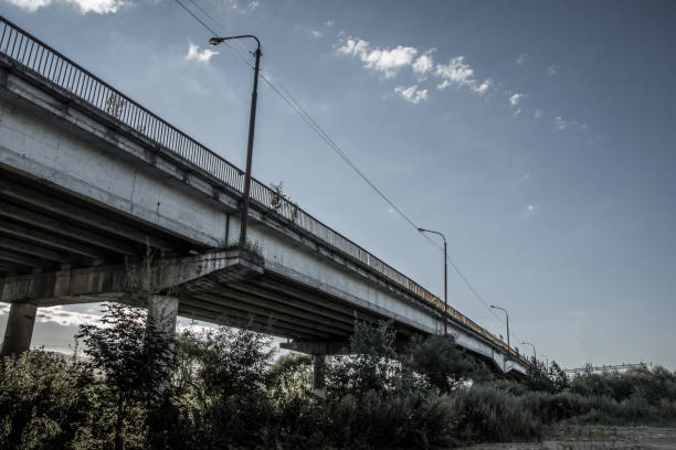 istock the bridge over the railway connects the city 832491974