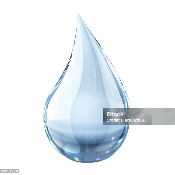 De Agua Drop Foto de stock y más banco de imágenes de Gota - Líquido - Gota - Líquido, Agua, Tridimensional