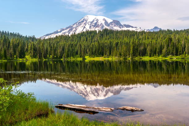 istock Mount Rainier and Reflection Lake, Washington-USA 832549424