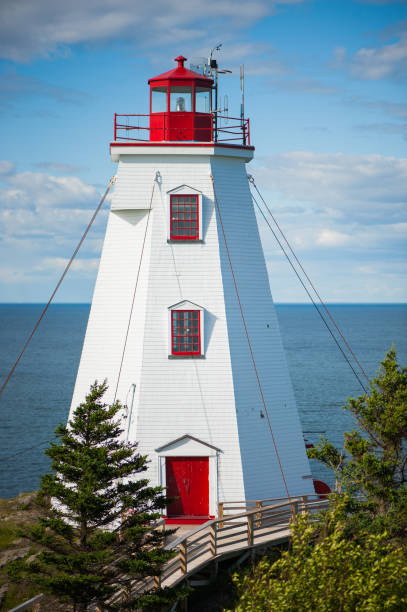 istock Close up of Swallowtail Lighthouse 832573448