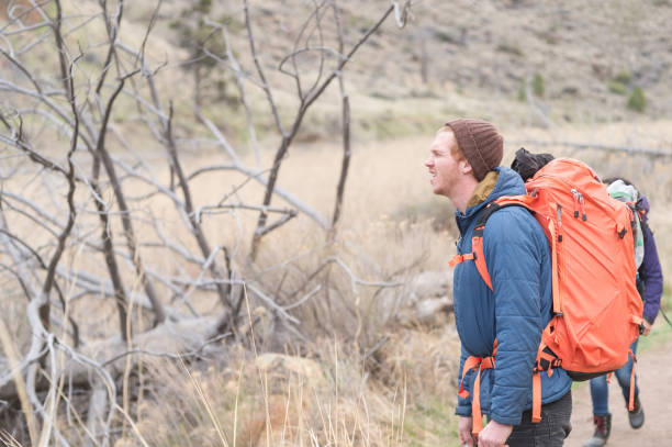 istock Good friends out on a backpacking adventure together 832598122