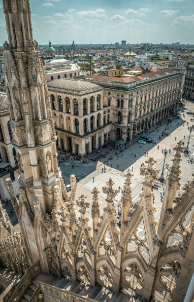 istock View of Piazza del Duomo from Milan Cathedral 832622344